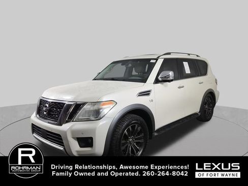 Used 2017 Nissan Armada Platinum w/ Captain Seat Package AWD/4WD image 1