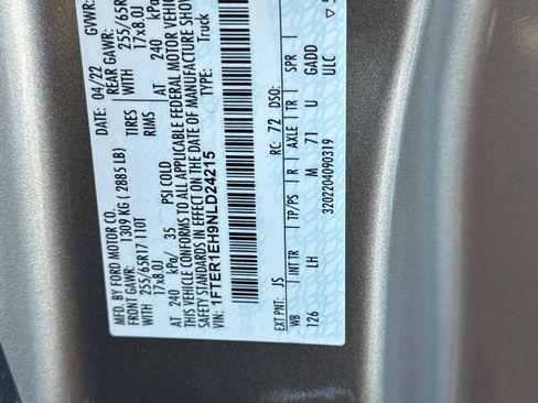 Certified 2022 Ford Ranger XLT w/ Equipment Group 301A Mid image 28