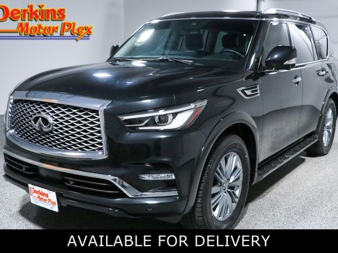 Used 2023 INFINITI QX80 Luxe w/ Cargo Package RWD image 1