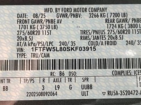 Used 2025 Ford F150 Lariat AWD/4WD image 61