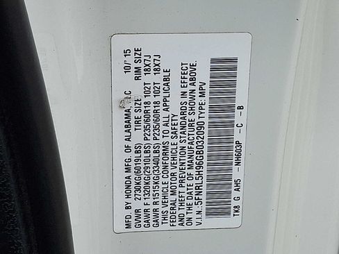Used 2016 Honda Odyssey Touring Elite image 29