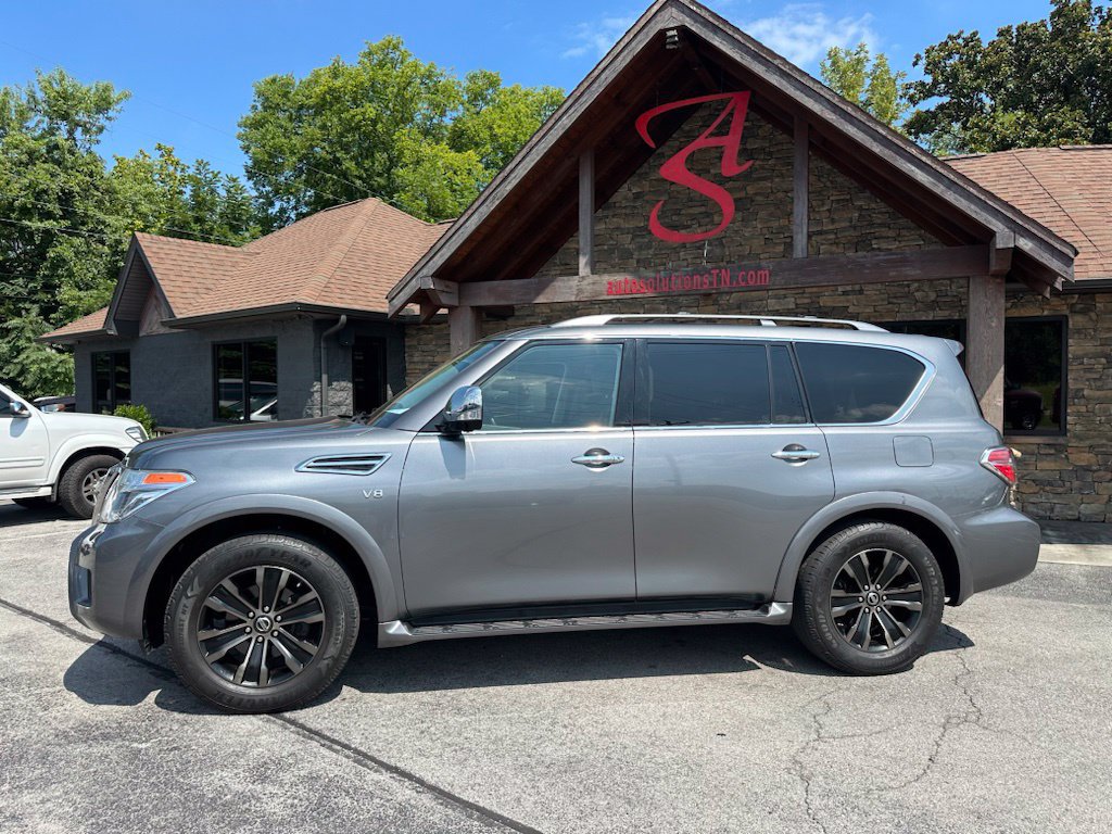 Used 2019 Nissan Armada Platinum w/ Captain's Chairs Package AWD/4WD image 2
