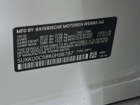 Used 2019 BMW X6 sDrive35i w/ M Sport Package RWD image 32