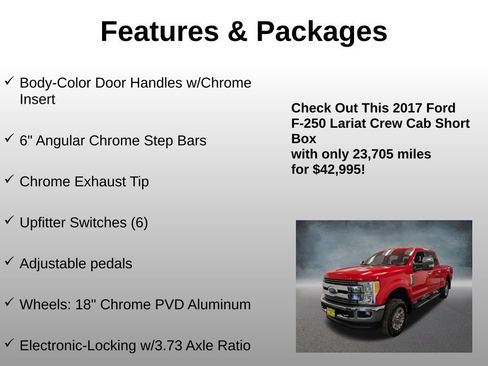 Used 2017 Ford F250 Lariat w/ Chrome Package AWD/4WD image 8