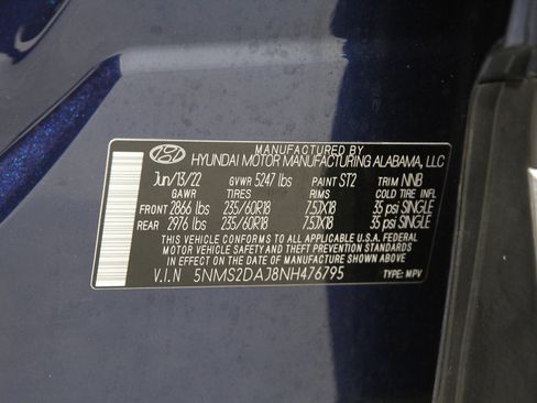 Certified 2022 Hyundai Santa Fe SEL image 22
