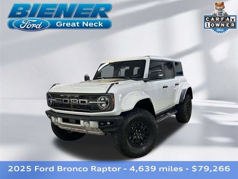 Used 2025 Ford Bronco Raptor w/ Interior Carbon Fiber Pack AWD/4WD image 1