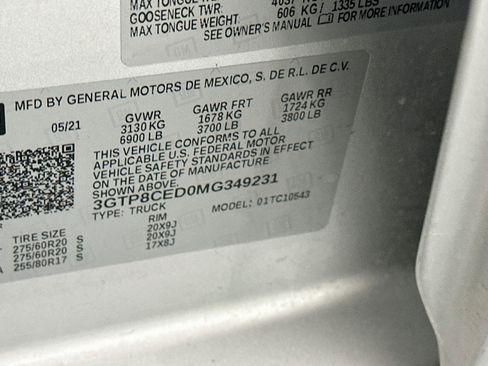 Used 2021 GMC Sierra 1500 Elevation RWD image 12