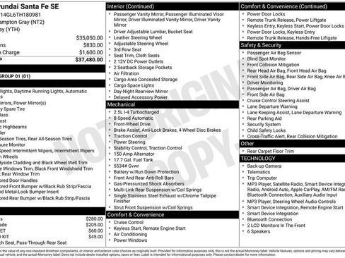 Used 2026 Hyundai Santa Fe SE FWD image 7