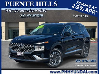 Certified 2021 Hyundai Santa Fe Blue w/ Cargo Package