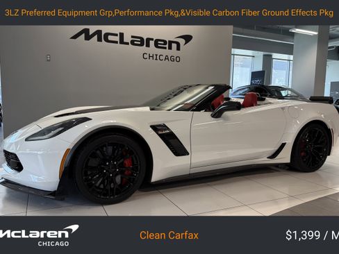 Used 2016 Chevrolet Corvette Z06 w/ 3LZ Preferred Equipment Group image 2