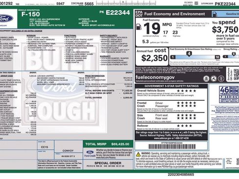 Used 2023 Ford F150 XLT w/ Equipment Group 302A High AWD/4WD image 27