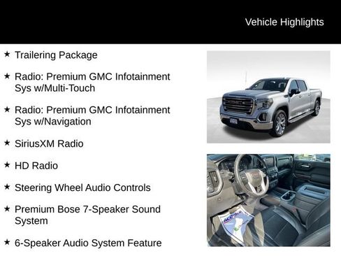 Used 2019 GMC Sierra 1500 SLT w/ SLT Premium Plus Package AWD/4WD image 15