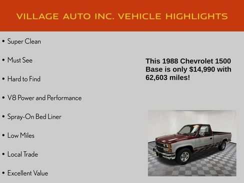 Used 1988 Chevrolet Silverado 1500 2WD Regular Cab image 7