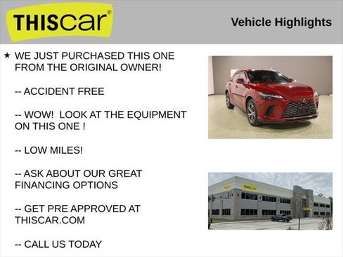 Used 2023 Lexus RX 350 Premium w/ Accessory Package (Z1) FWD image 9