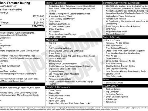 Used 2024 Subaru Forester Touring image 2