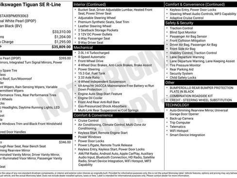Used 2023 Volkswagen Tiguan SE R-Line FWD image 5