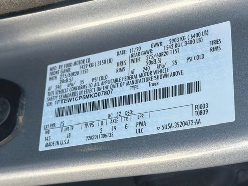 Used 2021 Ford F150 XL w/ STX Appearance Package RWD image 32