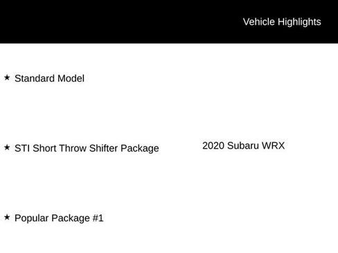 Used 2020 Subaru WRX STI w/ Popular Package #1 image 12