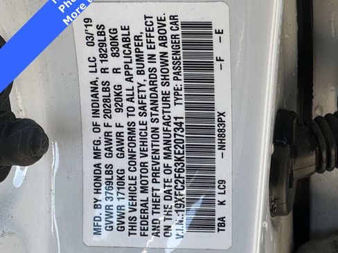 Used 2019 Honda Civic LX image 30