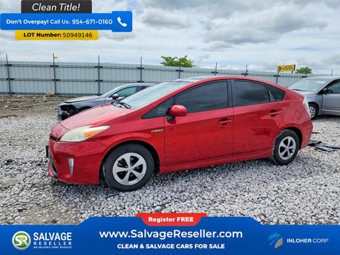 Used 2012 Toyota Prius Four w/ Deluxe Solar Roof Pkg FWD image 1