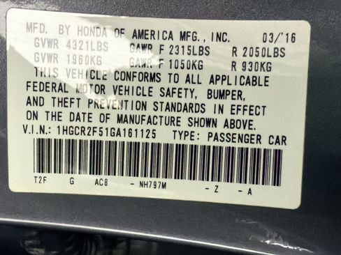 Used 2016 Honda Accord Sport image 21