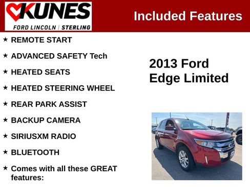 Used 2013 Ford Edge Limited image 2