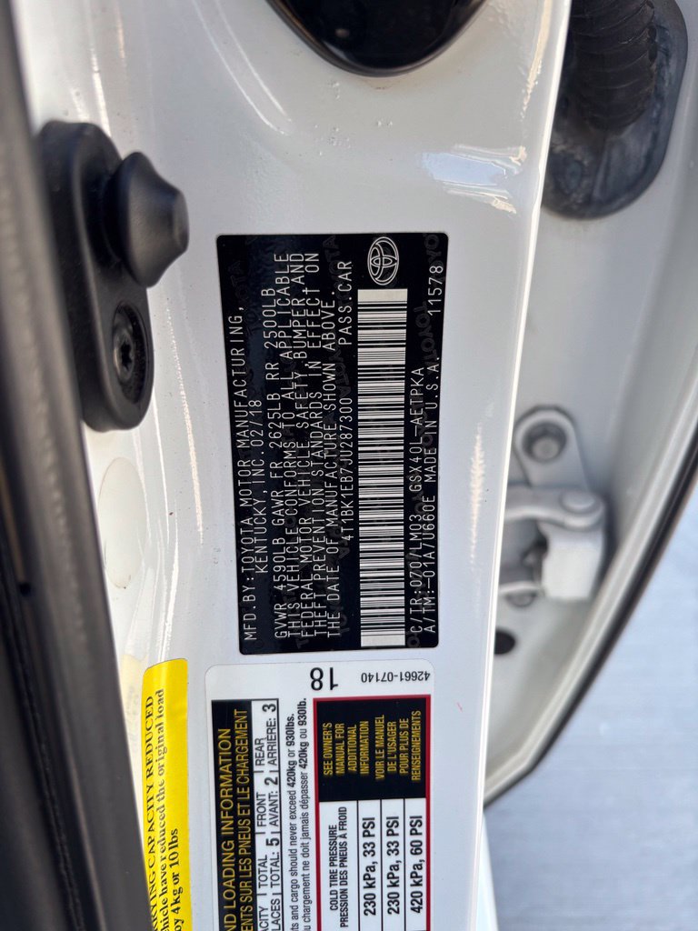 Used 2018 Toyota Avalon Limited FWD image 8