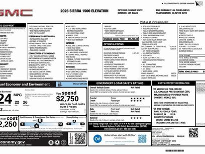 New 2026 GMC Sierra 1500 Elevation w/ Elevation Premium Package