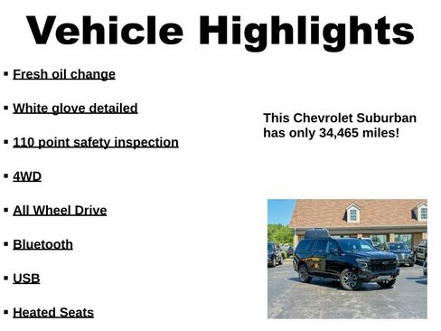 Used 2024 Chevrolet Suburban Z71 w/ Luxury Package AWD/4WD image 34