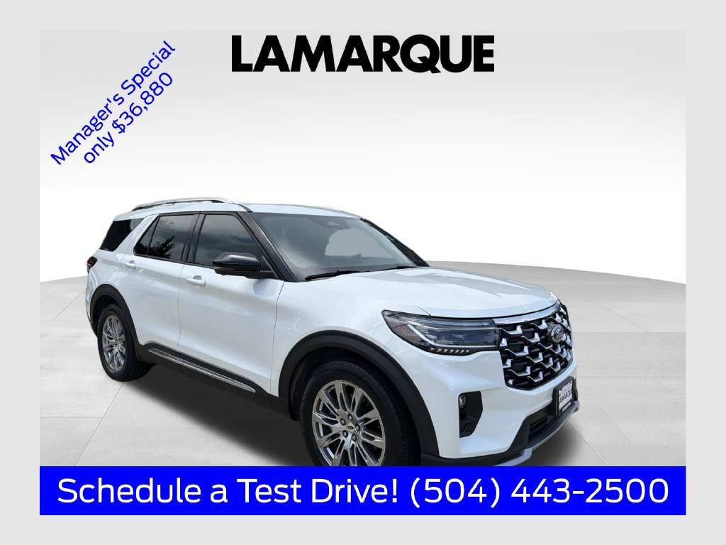 Certified 2025 Ford Explorer Platinum RWD image 1