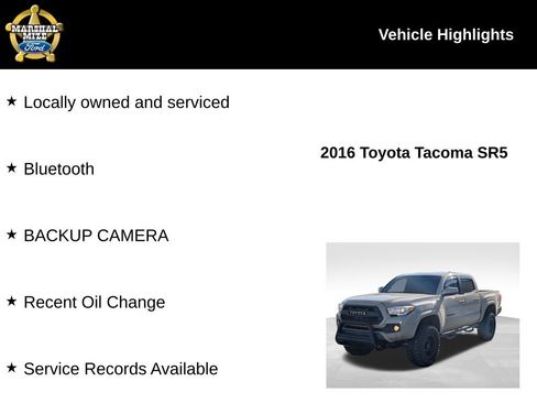 Used 2016 Toyota Tacoma 2WD Double Cab image 2