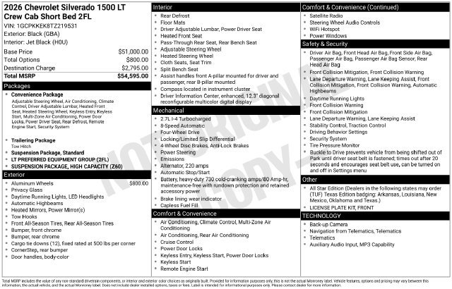 Certified 2026 Chevrolet Silverado 1500 LT AWD/4WD image 32