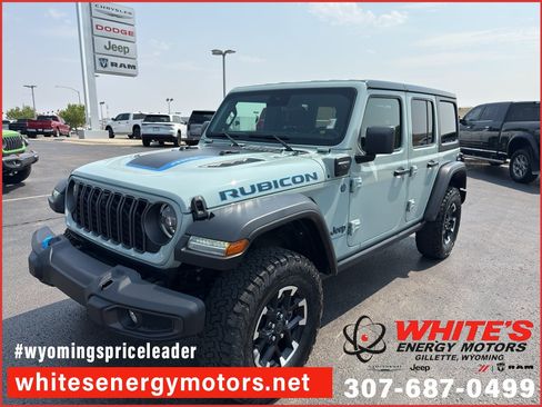 Used 2024 Jeep Wrangler Unlimited Rubicon 4xe w/ Technology Group AWD/4WD image 1