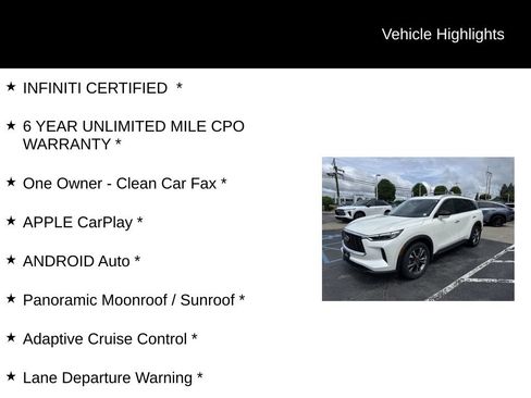 Certified 2023 INFINITI QX60 Luxe w/ Cargo Package AWD/4WD image 11
