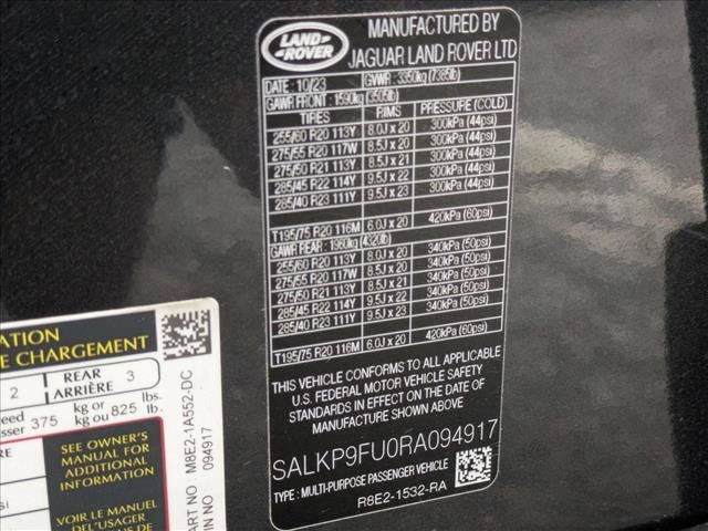 Certified 2024 Land Rover Range Rover SE AWD/4WD image 26