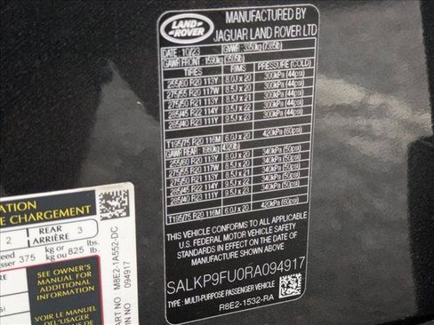 Certified 2024 Land Rover Range Rover SE AWD/4WD image 26