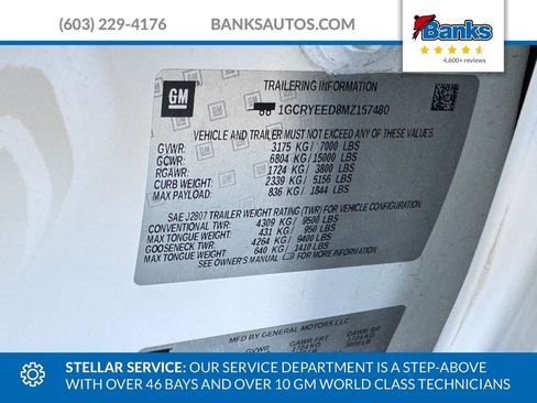 Certified 2021 Chevrolet Silverado 1500 RST w/ Convenience Package II AWD/4WD image 7