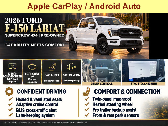 Certified 2026 Ford F150 Lariat AWD/4WD image 8