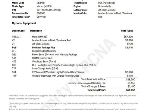Certified 2025 Porsche Macan AWD/4WD image 6