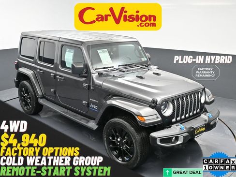 Used 2023 Jeep Wrangler Unlimited Sahara w/ Cold Weather Group image 1