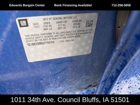 Used 2018 Chevrolet Cruze LT w/ Convenience Package image 23