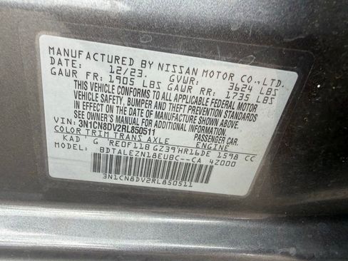 Used 2024 Nissan Versa S w/ S Plus Package FWD image 20