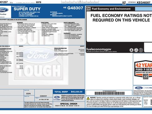 Used 2019 Ford F350 XL w/ Power Equipment Group image 4