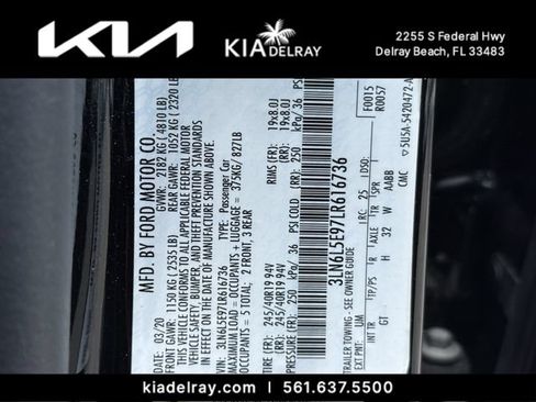Used 2020 Lincoln MKZ Reserve w/ Luxury Package FWD image 36