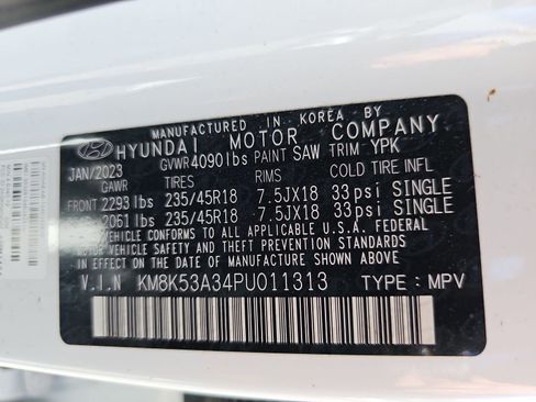 Certified 2023 Hyundai Kona Limited w/ Cargo Package image 44