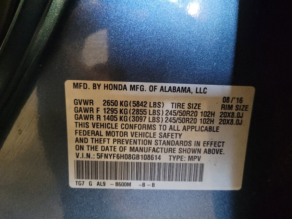Used 2016 Honda Pilot Elite image 33