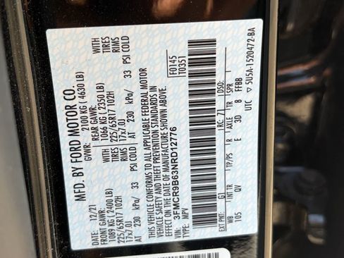 Used 2022 Ford Bronco Sport Big Bend w/ Convenience Package AWD/4WD image 22
