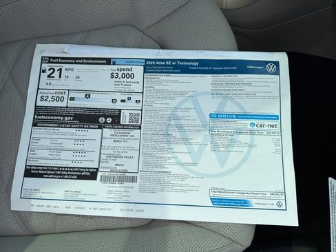 Used 2025 Volkswagen Atlas SE w/ Panoramic Sunroof Package AWD/4WD image 22