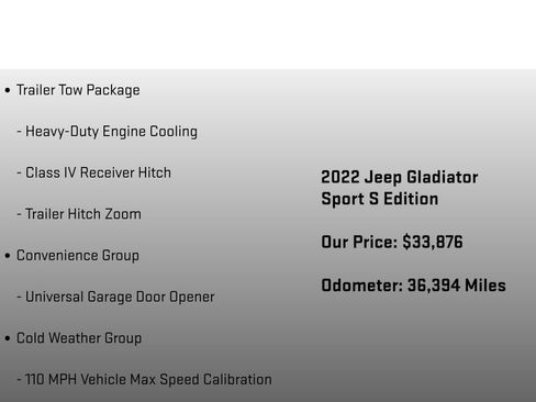 Used 2022 Jeep Gladiator Sport AWD/4WD image 24