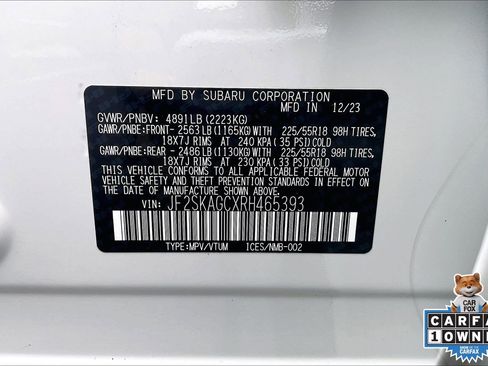 Certified 2024 Subaru Forester Sport AWD/4WD image 32
